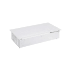 SIMON - Kit dentro de la mesa personalizable SIMON 400 con tapa+aleta+4 schukos+1 elemento vacío blanco