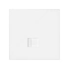 SIMON - Kit frontal SIMON 100 con 1 elemento+1 toma RJ45 blanco mate
