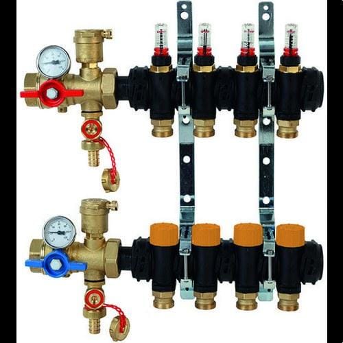 BAXI - Colector modular premontado 6 salidas para instalaciones de climatización