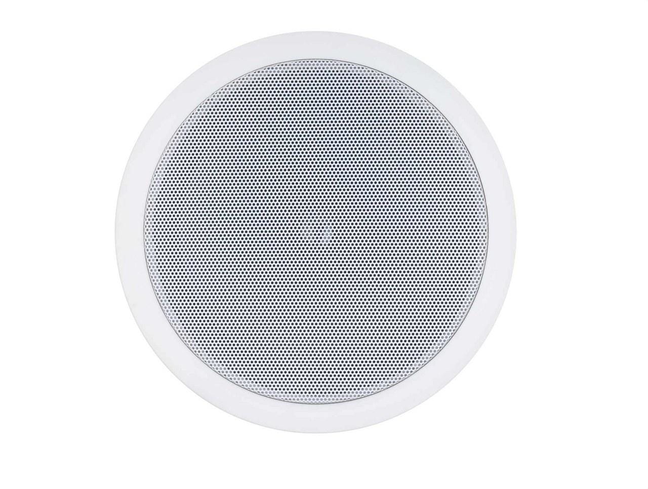 FONESTAR - Altavoz de techo 6" EN54 6W RMS con transformador de línea 100V rejilla redonda y caja antifuego