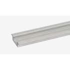 NEXIA - PERFIL DE EMPOTRAR 17.5X7MM GRIS 200CM