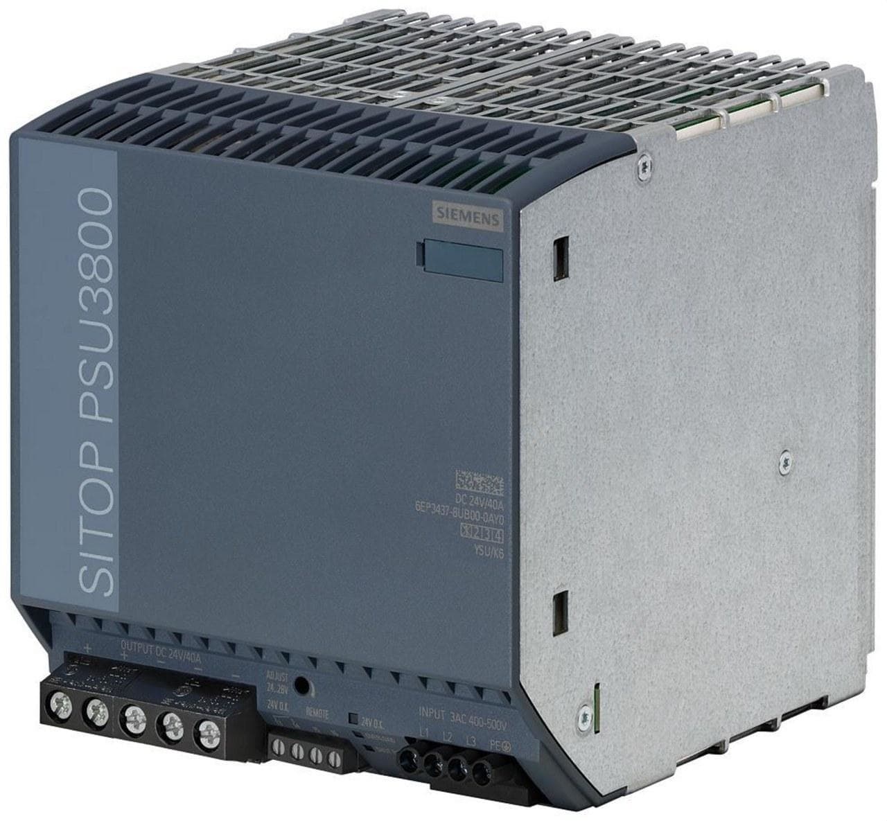 SIEMENS - Fuente de alimentación estabilizada SITOP special design, PSU3800 salida: 24V/40A, entrada (trifásica): 3 AC
