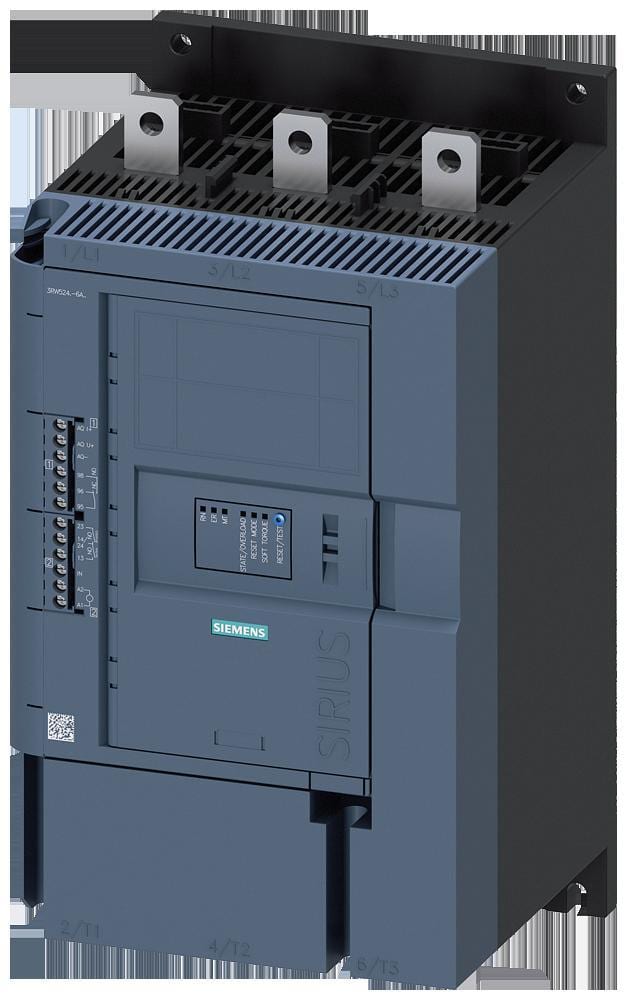 SIEMENS - Arrancador suave 315A 24V AC/DC conexión tornillo salida analógica 200-480V