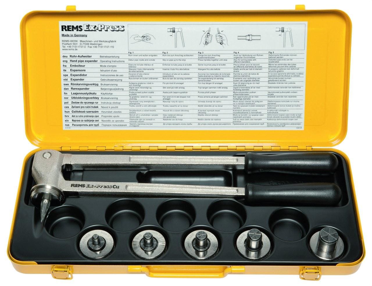 REMS - Expandidor manual EX-PRESS cobre SET12-22