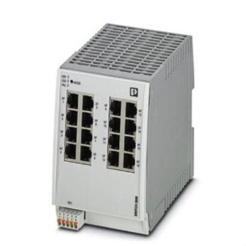 PHOENIX CONTACT - Conmutador Managed Switch 2000 16 puertos RJ45 10/100/1000 MBit/s índice de protection  IP20 PROFINET Conformance Class B