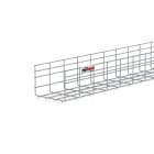 PEMSA - Bandeja de rejilla Rejiband 150x200mm en acero BLACK C8 con borde de seguridad.