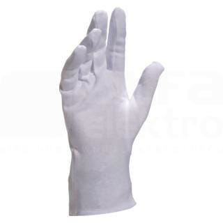 DELTA PLUS - Guante algodón 25cm blanco talla 6