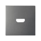 SIMON - Placa SIMON 82 para conector HDMI titanio