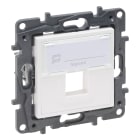 LEGRAND - Adaptador individual para conectores RJ 45 tipo keystone Niloé Step - Blanco mate