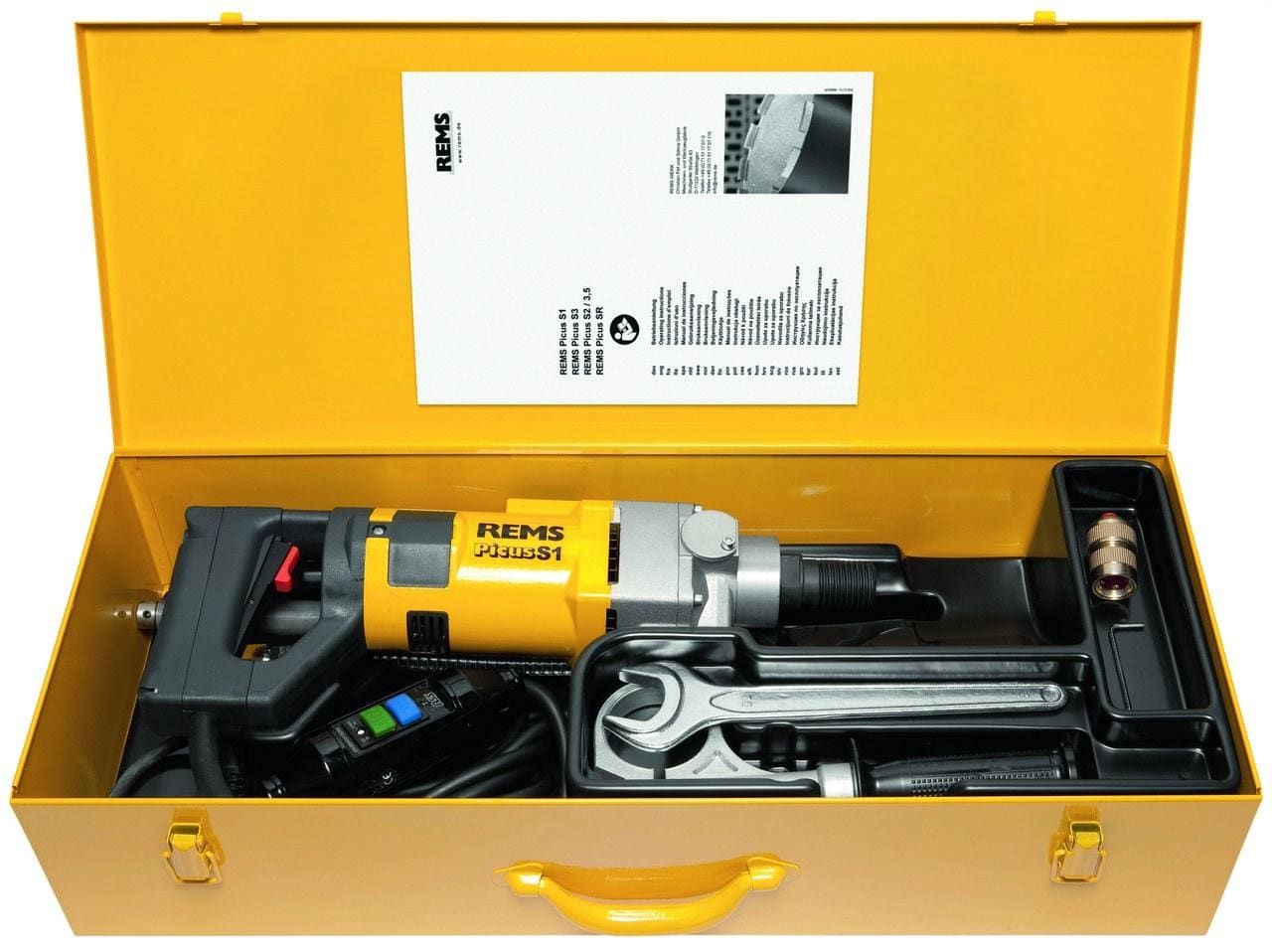REMS - Maquina eléctrico perforador PICUS S1 Basic-Pack