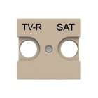 NIESSEN - Tapa toma TV-R/SAT Zenit champán