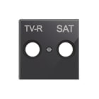 NIESSEN - Tapa toma TV/R Sky Niessen cristal negro