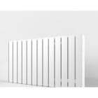 ROINTE - Emisor térmico digital BELIZE conectado 12 elementos 1320W 575x1069x98mm blanco RAL 9010