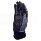 DELTA PLUS - Juego guante poliester poliuretano gris/negro talla 9 (1par)