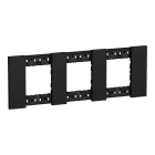 BTICINO - Placa embellecedora Living Now de color Dark - 2 x 3 módulos