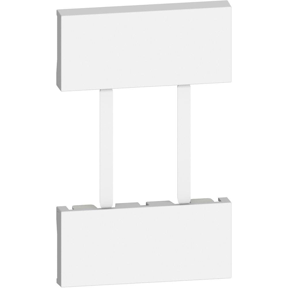 BTICINO - Frontal Living Now with Netatmo para base de corriente con Gateway integrado KG4501C - 2 módulos - Blanco