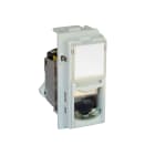 BTICINO - Base RJ45 Living Now - Cat. 6A - UTP - Blanco - 1 módulo