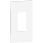 BTICINO - Frontal base RJ45 Living Now - Blanco - 2 módulos