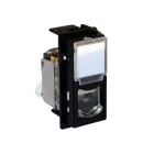 BTICINO - Base RJ45 Living Now - Cat. 6A - UTP - Dark - 1 módulo