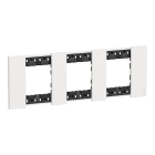 BTICINO - Placa embellecedora Living Now de color Blanco - 2 x 3 módulos