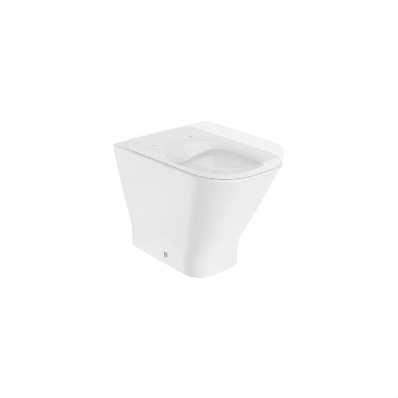 ROCA - Inodoro tanque alto o empotrable 540mm THE GAP SQUARE blanco