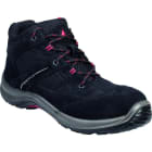 DELTA PLUS - Juego de botas serraje poliester poliuretano negro/rojo talla 41 (1 par)
