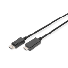 DIGITUS - DISPLAYPORT ADAPTER CABLE, DP - HDMI