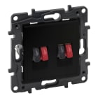 LEGRAND - Base Hi-Fi doble para altavoces Niloé Step - Negro mate