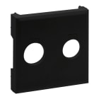 LEGRAND - Frontal Niloé Step - Bases de televisión TV-SAT - Negro mate