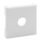 LEGRAND - Frontal Niloé Step - Bases de televisión tipo F - Blanco mate