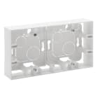 LEGRAND - Caja de superficie Niloé Step de color blanco mate - 2 elementos