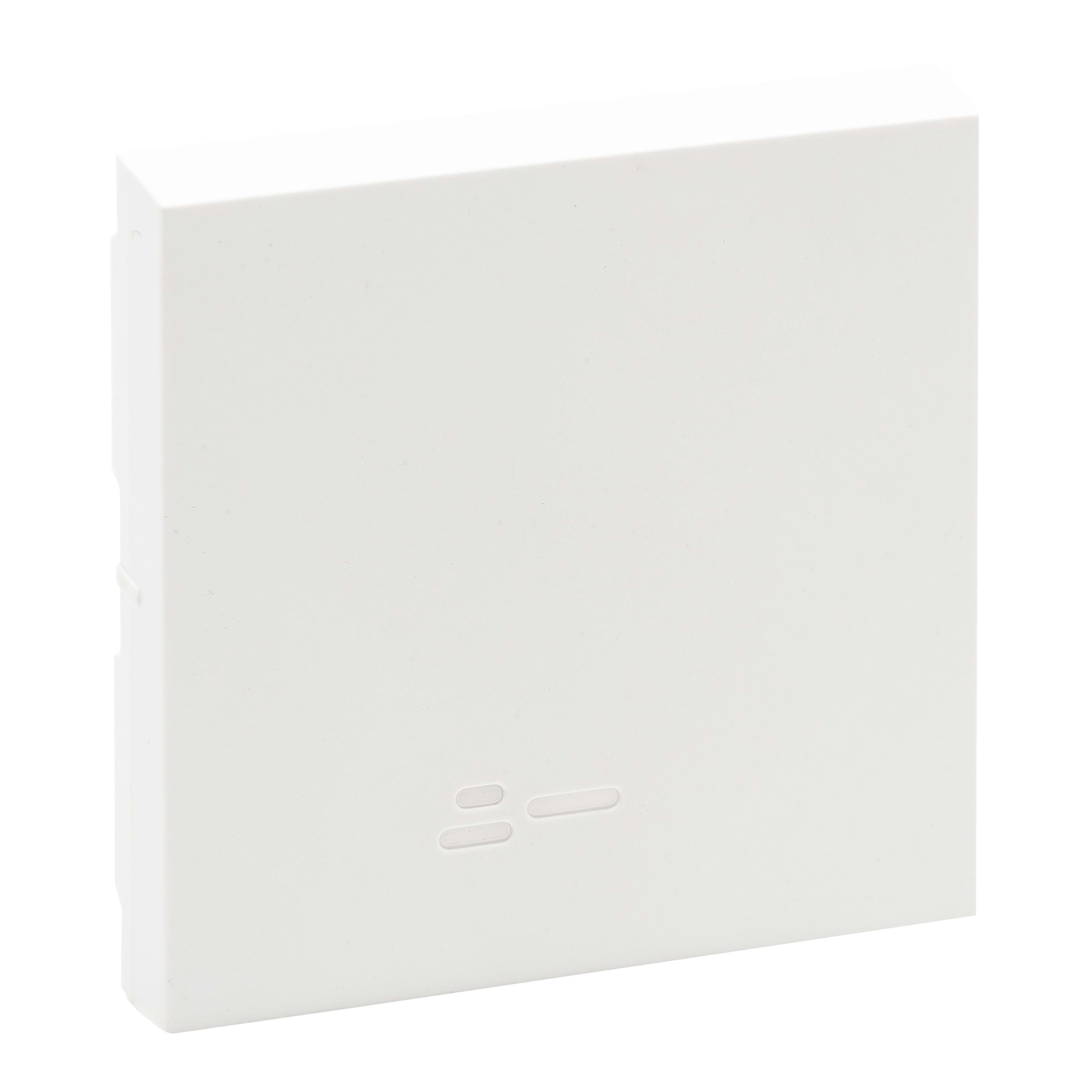 LEGRAND - Tecla Niloé Step - Con visor - Interruptor y conmutador - Blanco mate