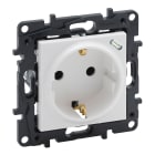 LEGRAND - Base de corriente 2P+T con cargador USB tipo C Niloé Step - 250V~ - Blanco mate