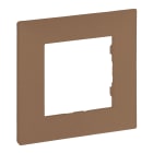 LEGRAND - Placa embellecedora Niloé Step de 1 elemento de color cobre