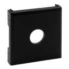 LEGRAND - Frontal Niloé Step - Bases de televisión tipo F - Negro mate