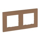 LEGRAND - Placa embellecedora Niloé Step de 2 elementos de color cobre