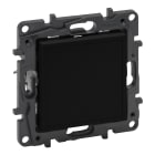 LEGRAND - Tapa ciega y adaptador para Mosaic Niloé Step - Negro mate