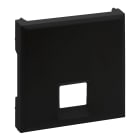 LEGRAND - Frontal Niloé Step - Bases telefónicas e informáticas RJ 45 - Negro mate