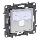 LEGRAND - Adaptador individual para conectores RJ 45 tipo keystone Niloé Step - Aluminio
