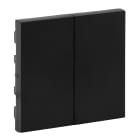 LEGRAND - Tecla Niloé Step - para cruzamiento - Negro mate