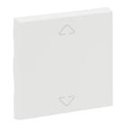 LEGRAND - Tecla Niloé Step - Doble - Mecanismos para toldos y persianas - Blanco mate