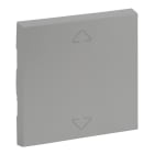 LEGRAND - Tecla Niloé Step - Doble - Mecanismos para toldos y persianas - Aluminio