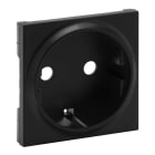 LEGRAND - Frontal Niloé Step - Base de corriente 2P+T - Negro mate