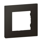 LEGRAND - Placa embellecedora Niloé Step de 1 elemento de color negro mate