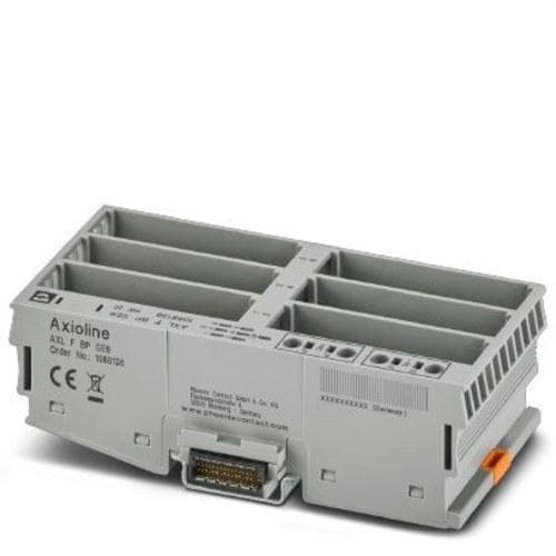 PHOENIX CONTACT - Soporte modular AXL F BP SE6 con 6 ranuras