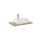 ROCA - Encimera hidrófuga SAVANA para lavabo 800x500x38mm roble