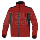 DELTA PLUS - Chaqueta softshell poliester elastano 3 capas rojo negro talla XL