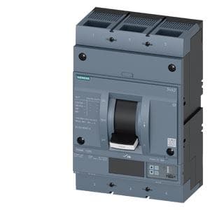 SIEMENS - Interruptor automático 3VA2 IEC tamaño 1000 clase de poder de corte H ICU=85kA 415V 3 polos, ETU860, ISIG, In=630A