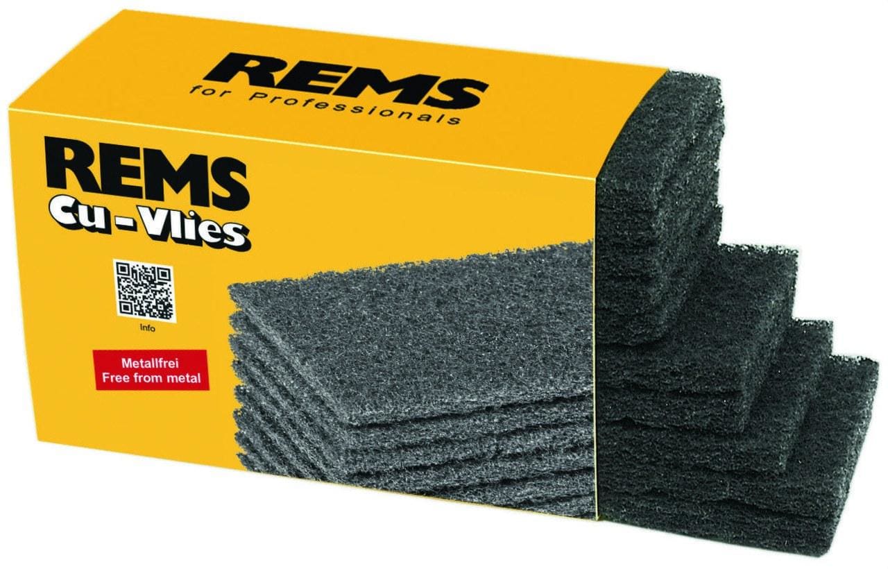 REMS - Lana limpieza no metálica cobre -vlies (10u)