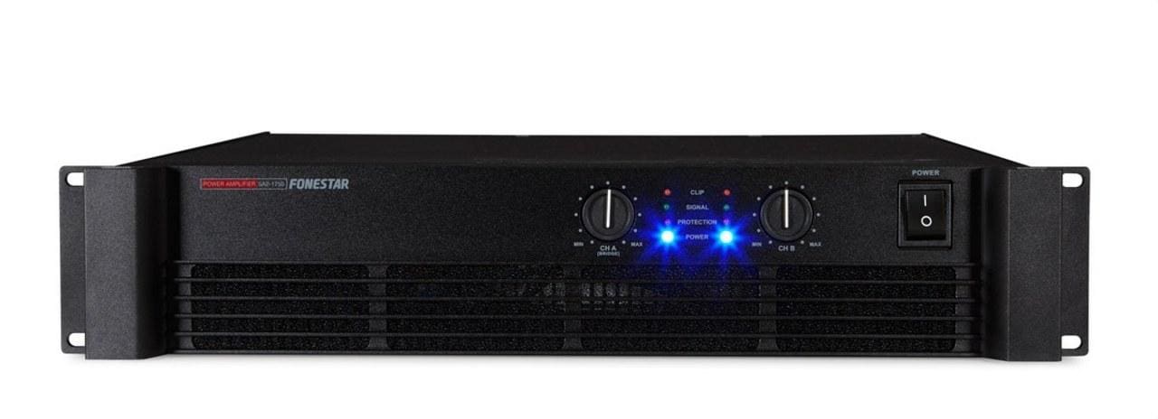FONESTAR - Etapa de potencia profesional estéreo master 150+150W RMS a 4Ohms